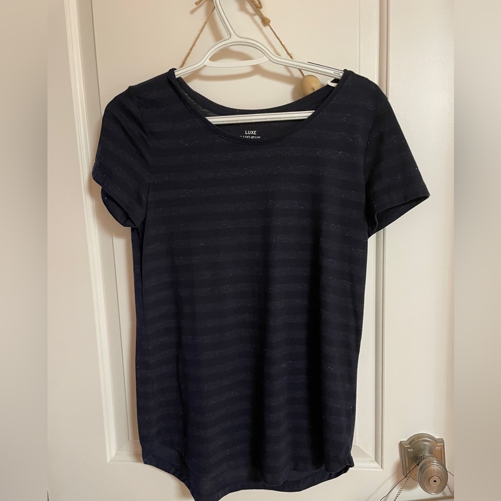 Gap Luxe striped shirt